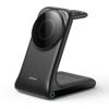 3-in-1 Wireless Charger Charging Station with Magsafe - Black
