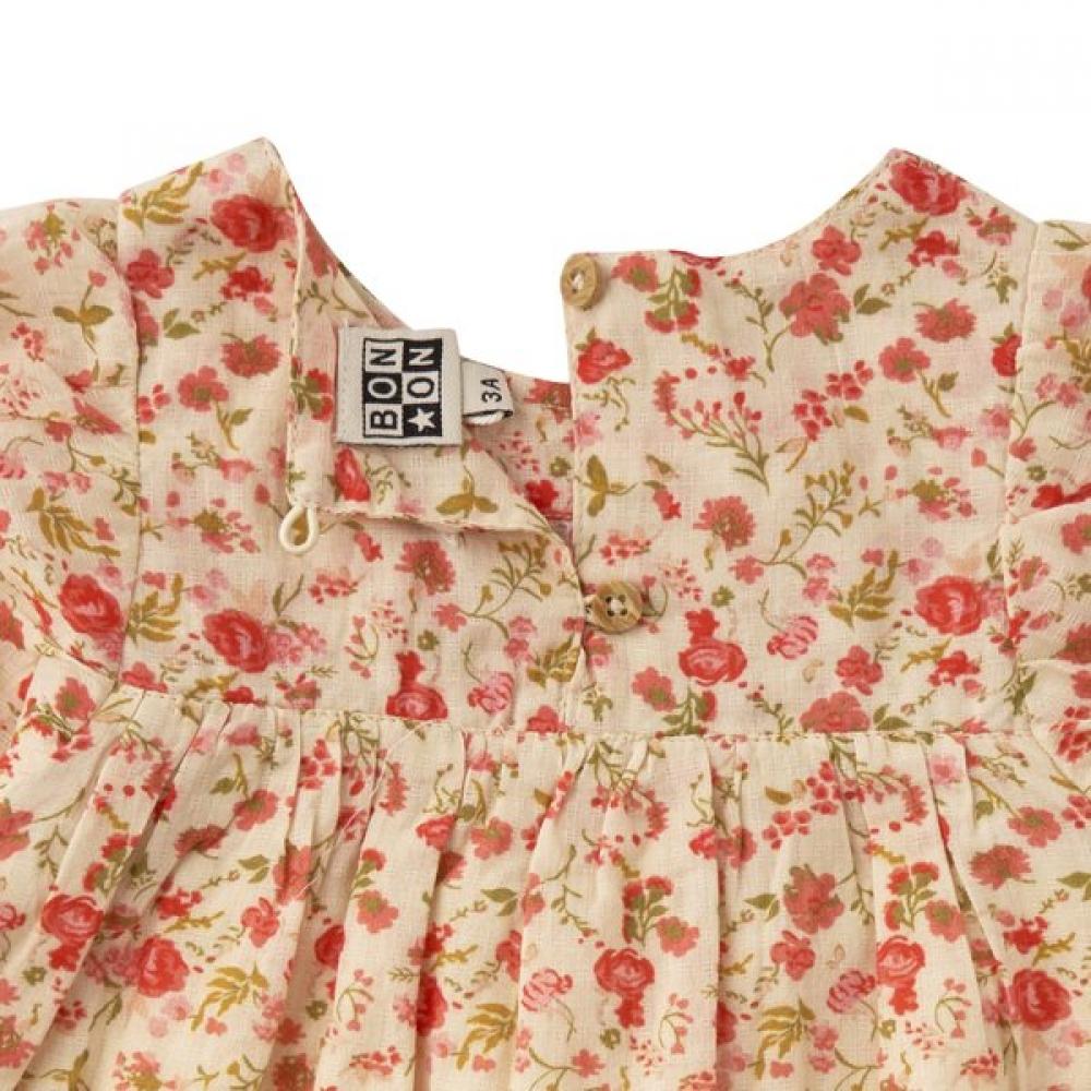 Bonton Floral Long Sleeve Dress 7617t 400 09