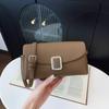 Niche design simple small square bag women's new high-end simple shoulder bag commuter messenger bag
