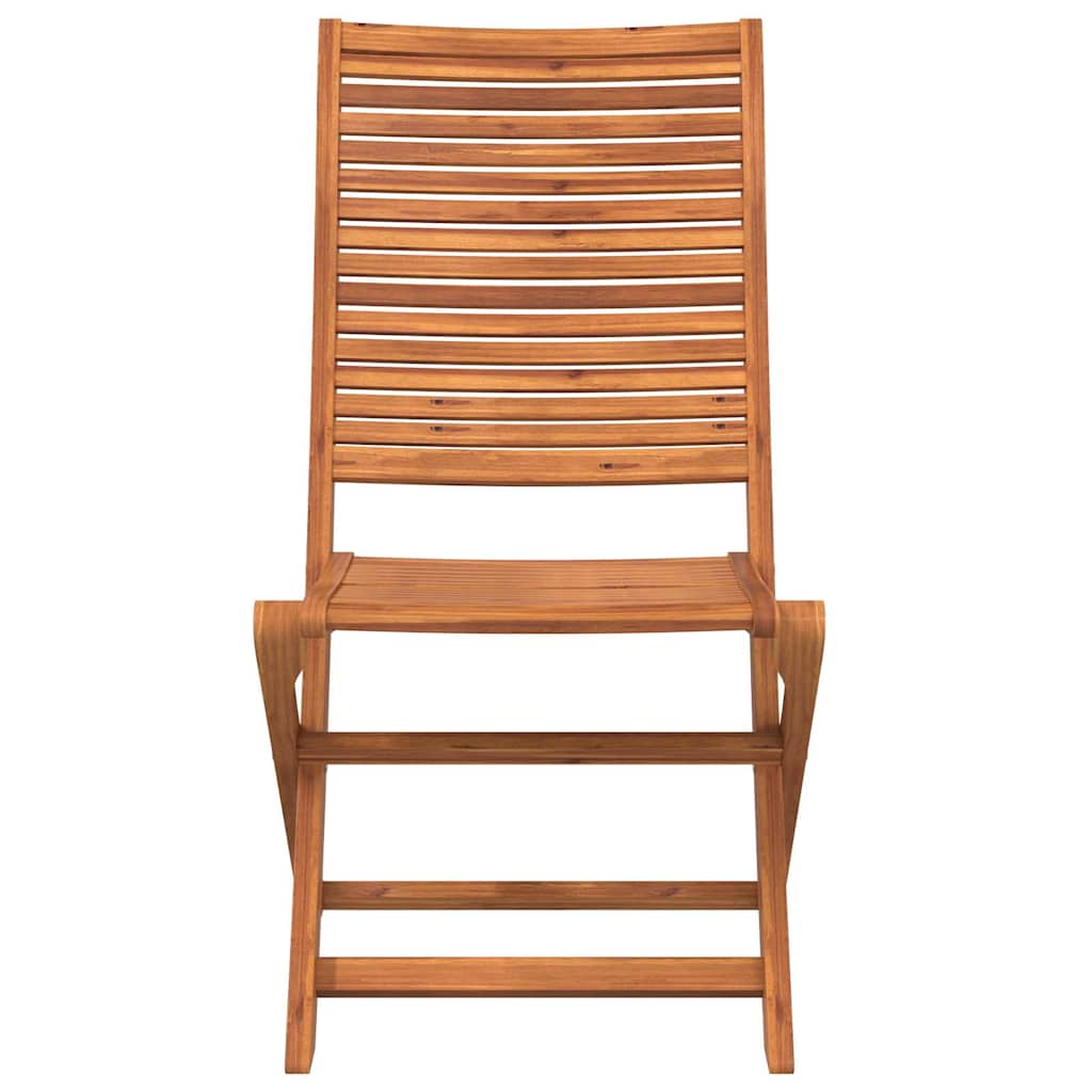 Garden Chairs 8 pcs Foldable 51 x 66 x 95 cm Solid Acacia Wood