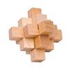Wooden LuBan Lock Brain Teaser Puzzles for Adults Kids Educational Gifts Removing Assembling Intellectual Toys IQ Challenge