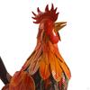 Garden Rooster Statue Animal Figurine Lawn Ornament Art Sculpture for Patio Farm Home