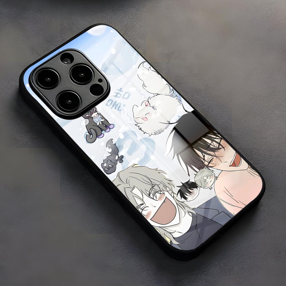 Low Tide In Twilight Anime Phone Case For IPhone 17 Pro Max 16 15 14 Pro Max 13 11 X Xs Xr 8 7Plus Glass Cover