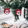 30PC 2020 Christmas Ornament Santa Wearing A Face Mask Decorate Christmas Tree