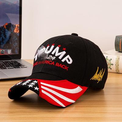 2024 Election 3D Embroidered Cotton Trucker Hat for Men and Women