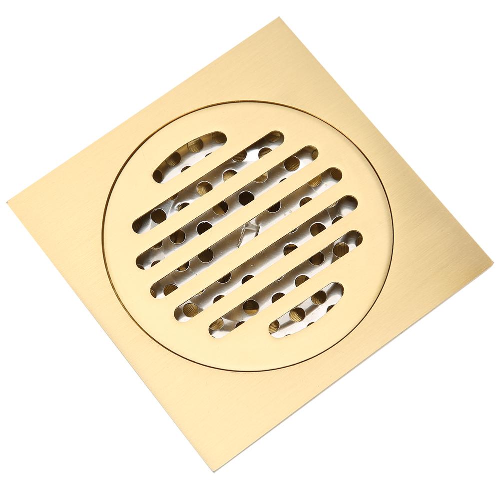 Bathroom Hardware Brass Anti Odor Shower Floor Drain Water Draining Supplies for Kitchen Toilet
