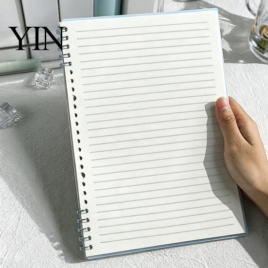 Blank Sketchbook for Doodling A5 Spiral Notebook, Lined /Horizontal Grid/Blank Inner Page, Professional Sketching Notebook Morandi Solid Color