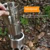 Non Slip Support Portable Camping Stove Stainless Steel Cooking Pot Set  Camping