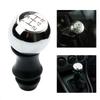 New chrome manual 5 speed car ABS shift knob for Peugeot 106 206 306 406 107 207 307 407 301 308 2008