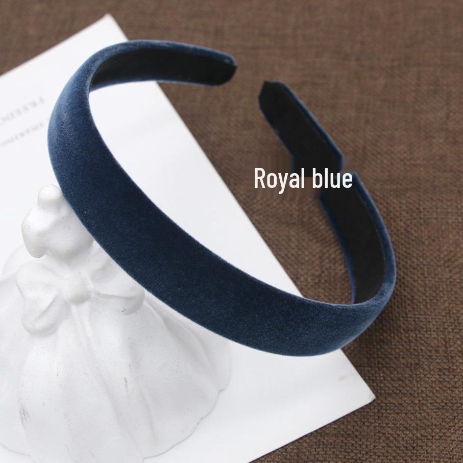 Women's 2cm Wide Corduroy Velvet Headband, Simple & Elegant Hair Accessory