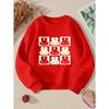 European sizes Kid's Crew Neck Sweatshirt Casual Fashion Printed Top