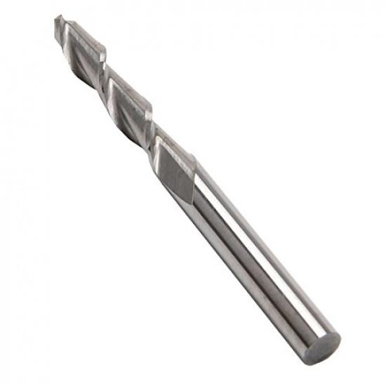 NXWVPC 1/8" 22mm Carbide Ball Nose End Mills CNC Router Bits Double Flute Spiral Set Tool Pack of 10