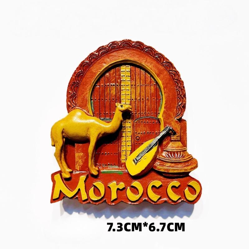 Marokko Kühlschrankaufkleber Marrakesch Reise Souvenirs Chefchaouen Kühlschrankmagnete Geburtstagsgeschenke Heimdekoration