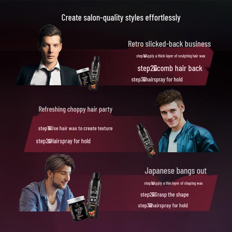 Schwarzkopf got2b Glued Strong Hold Styling Hair Wax 100ml