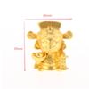 Golden Eight-Directional Wealth Chinese God Of Wealth Diy Desktop Carving Ornament  Versatile High-Value Decoration Gift