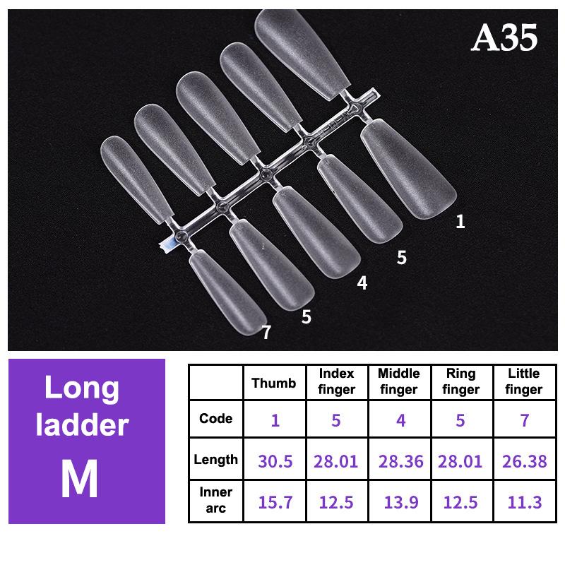 100Pcs/Box False Nails Transparent Press On Nails Coverage False Nails Tips Short Shaped Water Drop Full Sticker For Nails