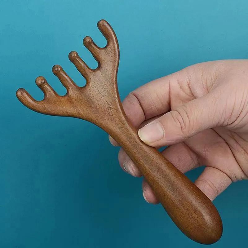 

1Pcs resin Five-Claw Scalp Massager Gua Sha Tool Back Scratcher Onesize