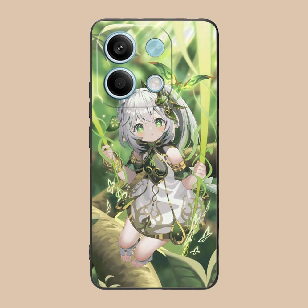 Game GI Nahida Matte TPU Mobile Phone Case for POCO F7 F6 F5 F4 F3 F2 Pro GT C75 C71 C65 C61 C40 Pro Ultra Colorful Cover