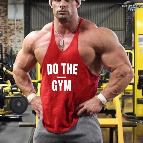 Men's European American Fitness Y-Back Sleeveless Training Vest
