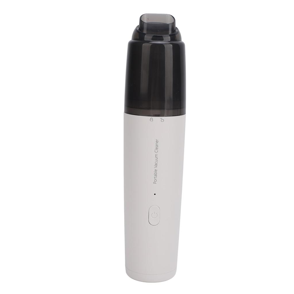 Car Vacuum Cleaner 2 Suction Gears Efficient Filtration High Power Handheld Vacuum Cleaner White