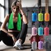 Kühltuch mit Hülle Schnelltrocknendes Sporttuch Eis-Kühlung Fitnessstudio Fitness Laufen Yoga Camping Schweißabsorbierend