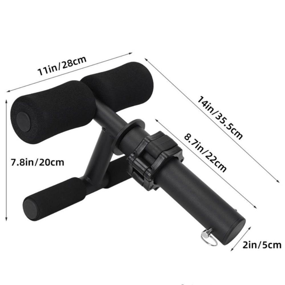 Detachable Tib Bar Barbell Plate Buckle Biceps Femoris Exercise Machine  Fitness Equipment