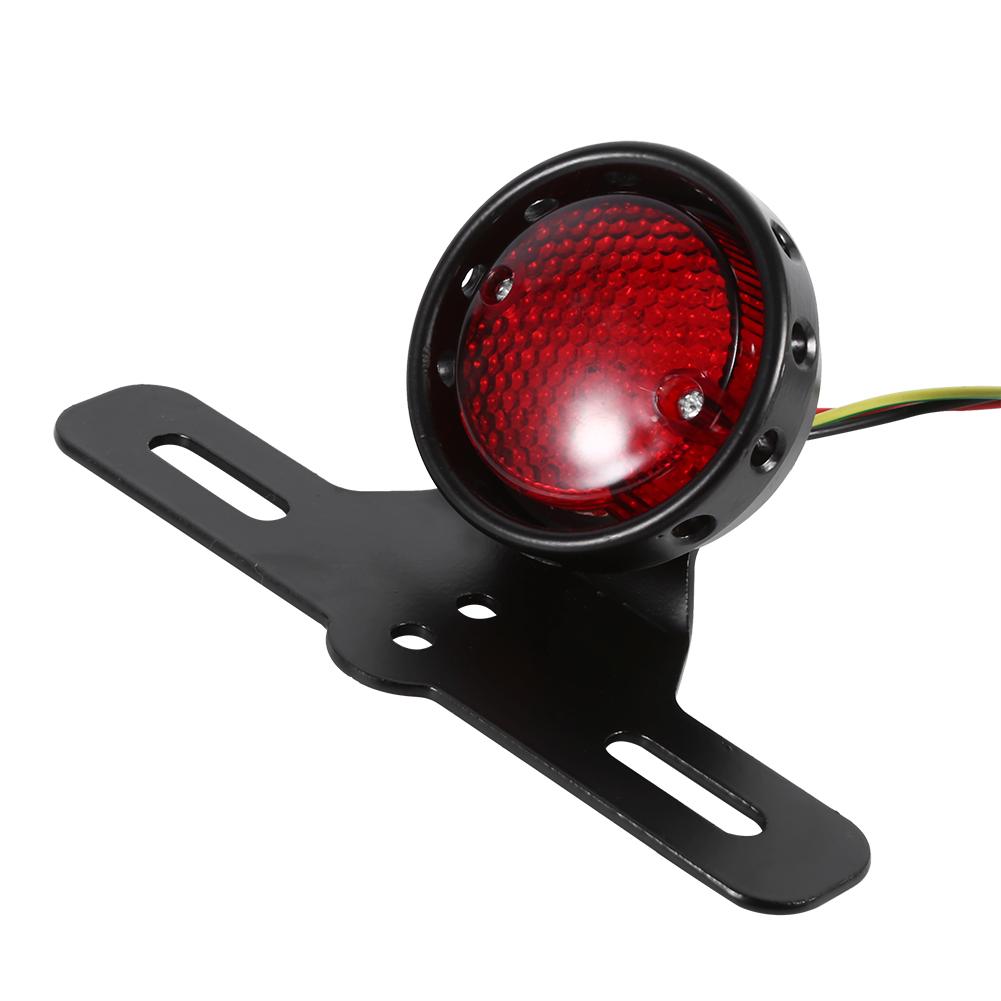 Motorcycle Tail Lights,Motorcycle Tail Light,Motorcycle Lamp,Motorcycle LED Retro Red Rr Tail Brake Stop Light Lamp For