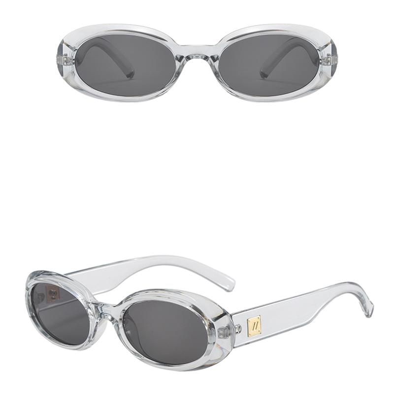 Retro Oval Trendy Sunglasses For Men And Women Fashion High-end UV Protection Sun Glasses Outdoor Sunscreen Sunshade Eyewear