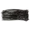 Cable Ties 2.5 X 200 Mm, 100 Pcs, Black
