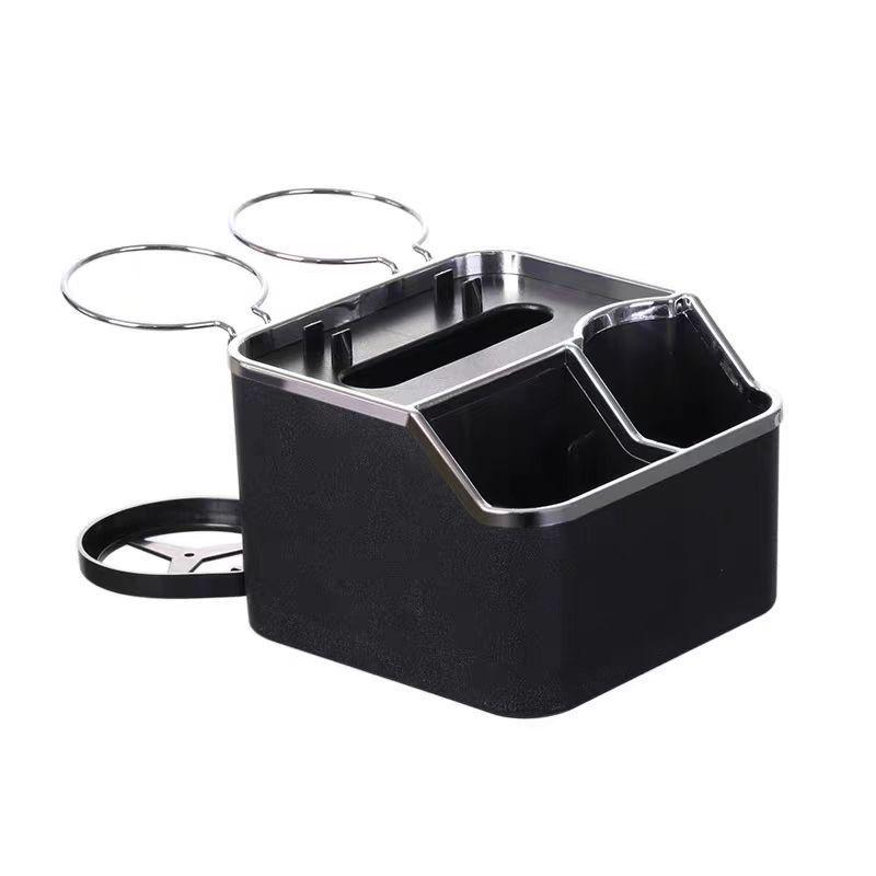 Multifunctional Car Tissue Holder & Storage Box - Cartoon Design