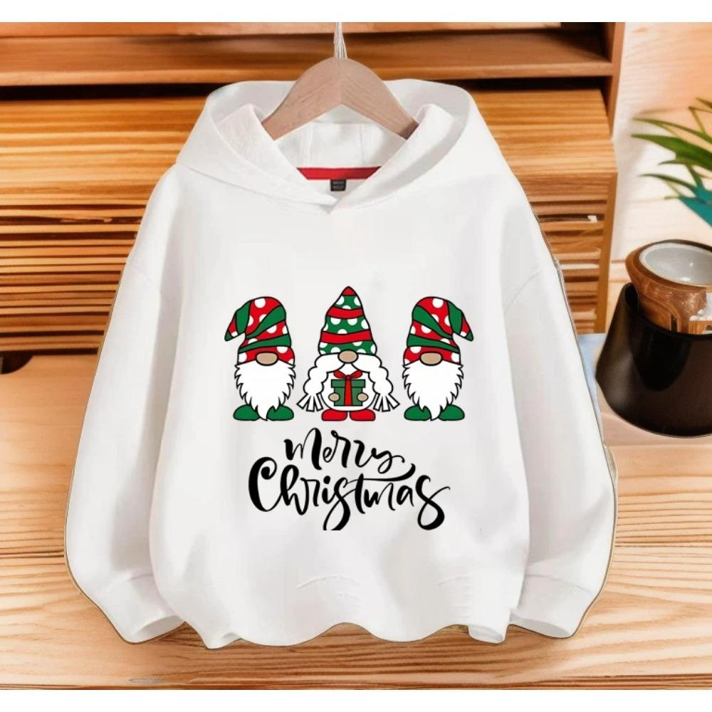 Fashion Men Women's Hoodies Christmas Green Monster Print Pullover Top Cartoon Casual Sweatshirt Kids Hoodies Long Sleeve Clothing