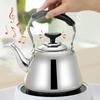 Stainless Steel New Whistling Teakettle Fast Heating Base Large Capacity Water Kettles Thickened Gas Stove Induction Cooker
