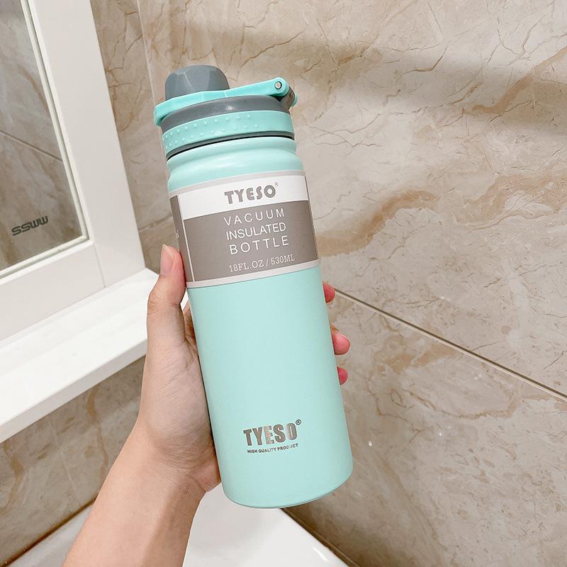 TYESO 530/750ML Stainless Steel Thermos Bottle Travel Cup Vacuum Flask Insulated Water Bottle Sport Thermal Mug Hot & Cold Mug