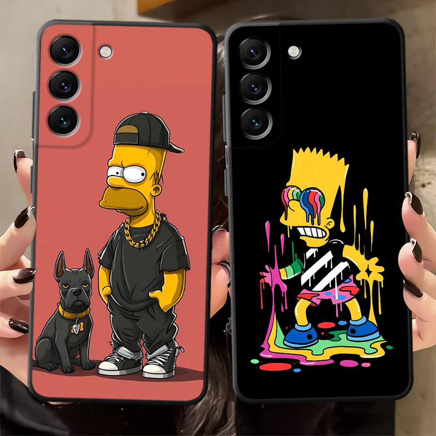 Phone Cover Case for Samsung Galaxy A24 A34 A12 A13 A23 A51 A52 A54 A71 A14 A15 A16 A17 A72 A73 The S-simpsons Cartoon