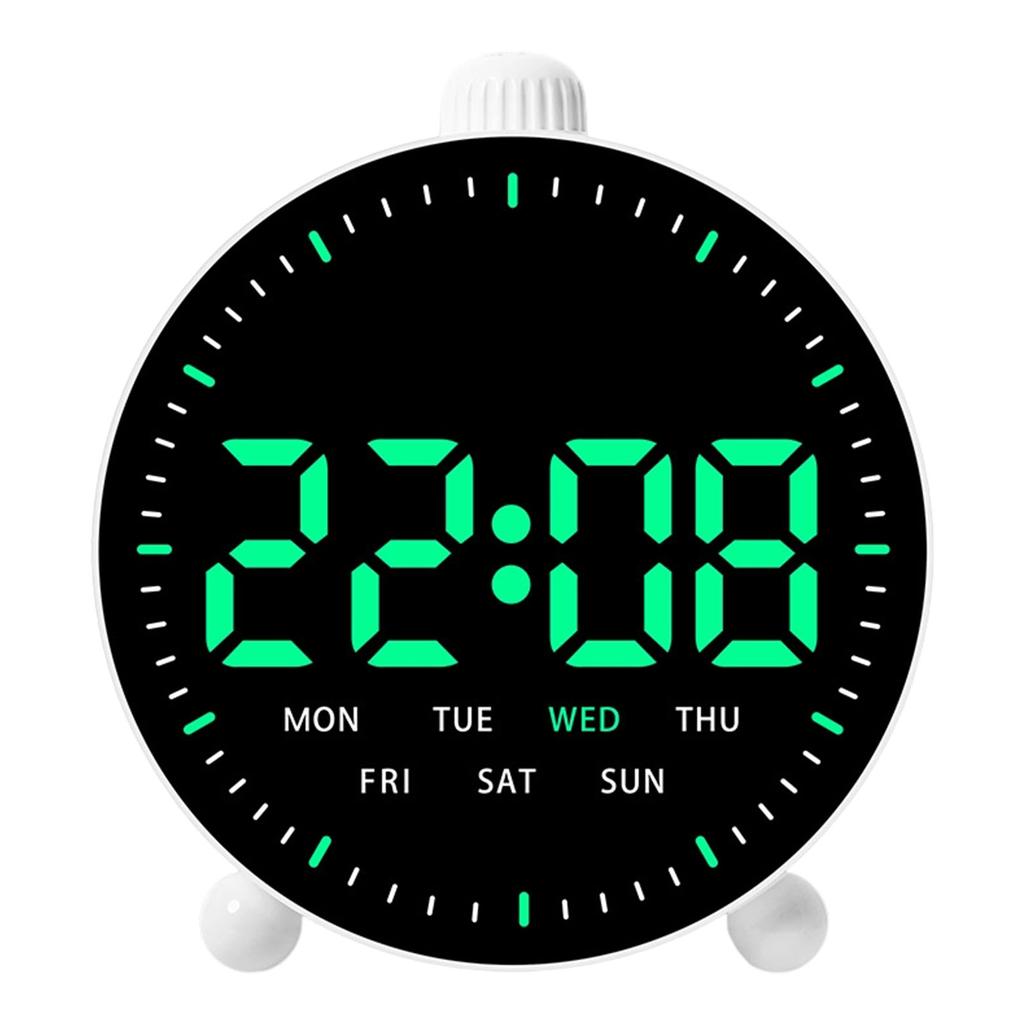 Multifunctional LED Alarm Clock With Countdown Timer Silent Operation For Bedside Desk Home Office Use
