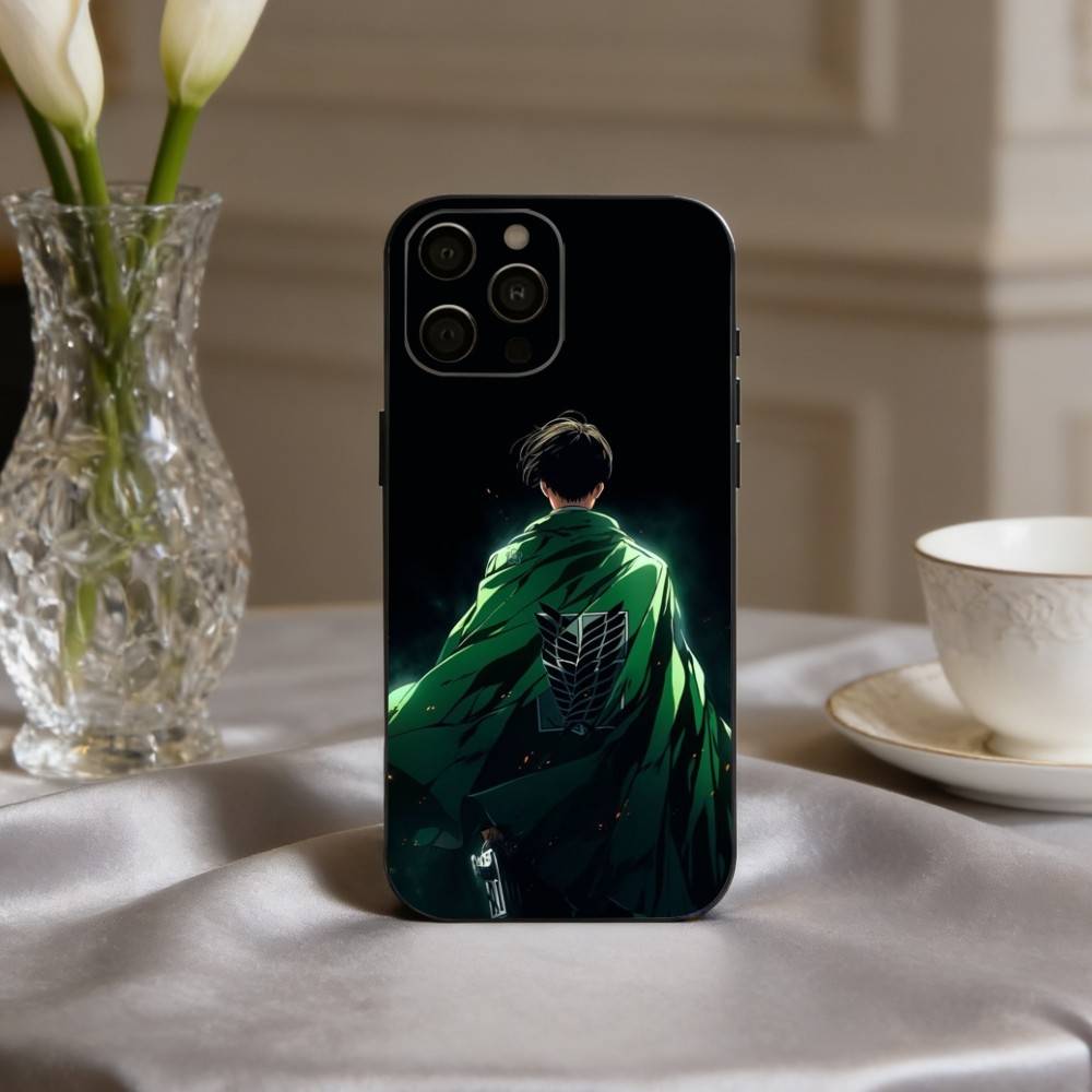 L-Levi A-Ackerman A-Attack O-On T-Titans Phone Case Silicone Soft For IPhone 17pro 16 15 14 13 12 11 X XR Plus Pro Max Plus
