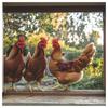 Rooster Dishwasher Sticker Home Background Landscaping Decorative Wall Sticker