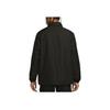 Nike Authentics Solid Logo Single-Breasted Jacket Men Jackets Black FD7843-010