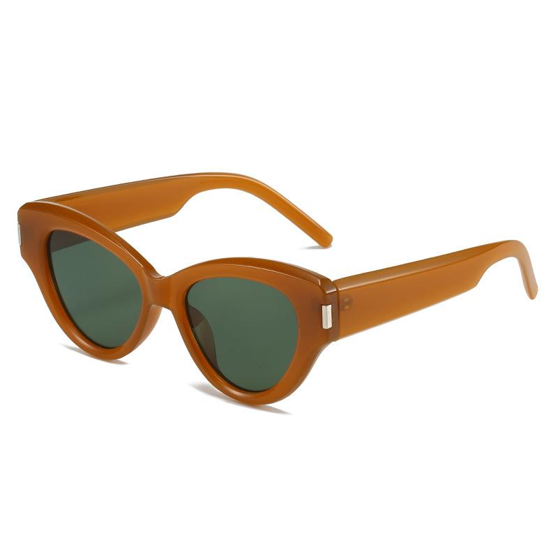 New Cat Eye Sunglasses French Fashion Same Glasses Personalized Internet Celebrity Catwalk Sunglasses Women