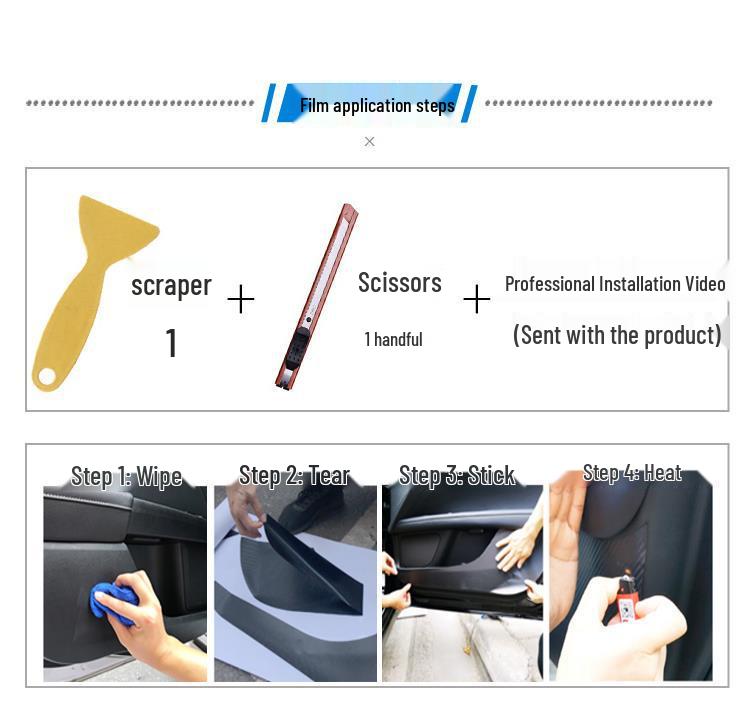 Vezel/XRV Center Console Carbon Fiber Stickers, Fits 15-22 Models, Free Replacement for Damaged Pieces