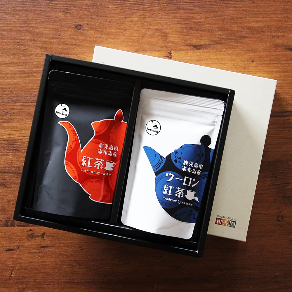 Wakoen Gift Kagoshima Japanese Black Black Tea Tea Bag 2g 15 Packs X 1 Bag Each Kagoshima Tea Japanese Tea with String Benifuuki Tea Pack Assortment