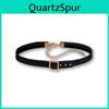 Eleganter koreanischer Hals-Choker für Frauen Stilvolles geometrisches Design für Freizeitkleidung