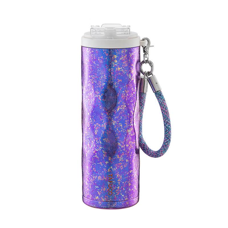 TAFUCO T6045 500ml Pure Titanium Dual-Drink Insulated Water Bottle