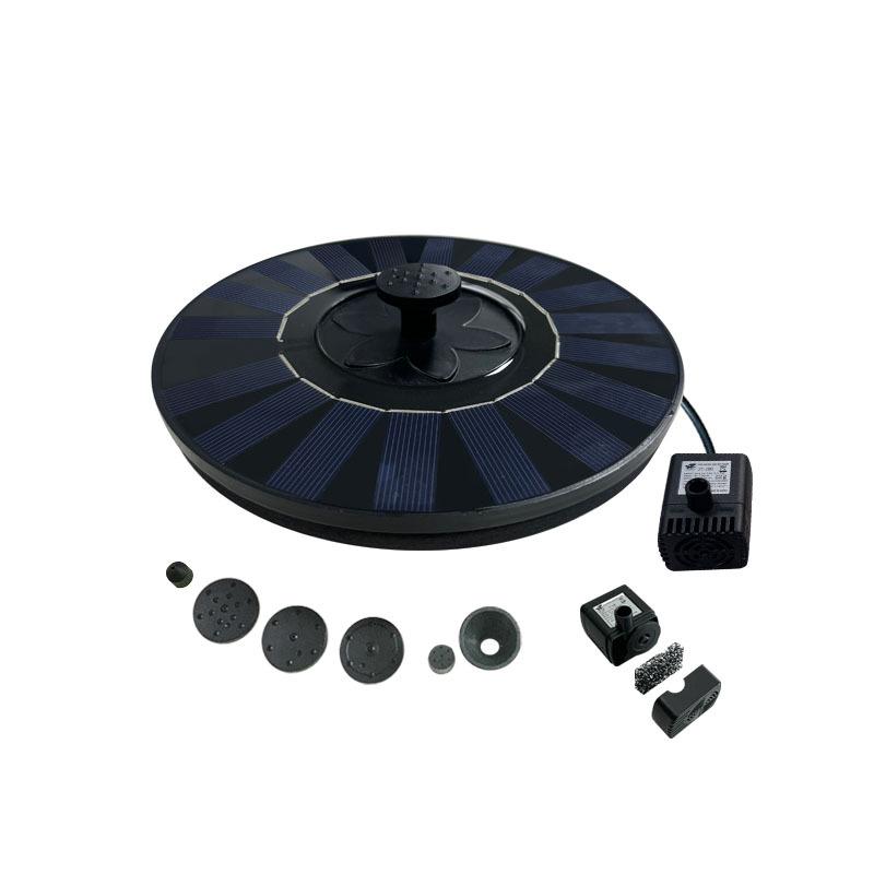 Zonnepaneel Drijvende Fontein met Watertekort Bescherming - Verkrijgbaar in 13CM, 16CM en 18CM Maten