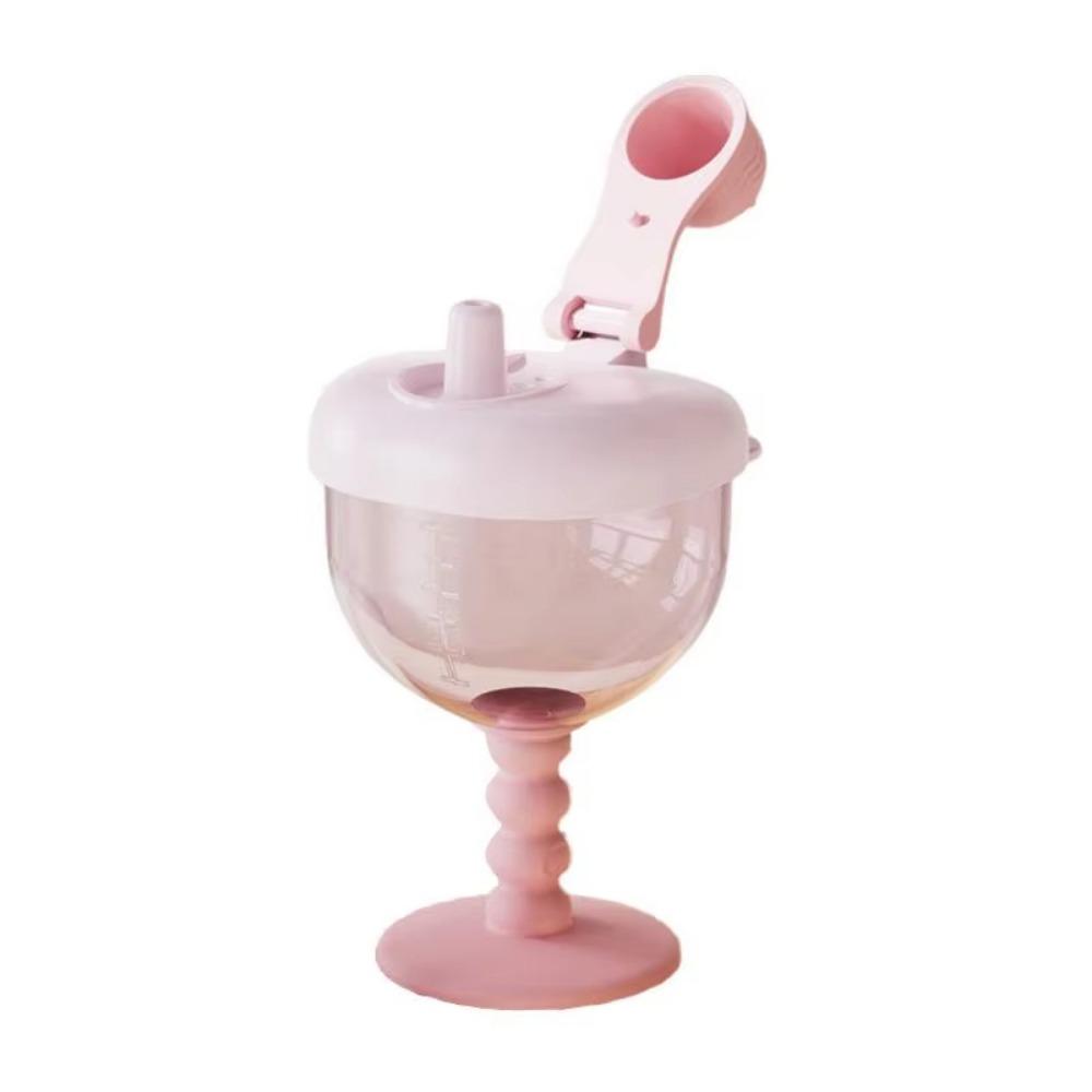 Leak-proof Learning Drinking Cup Plastic Goblet Cup Cute High-heel Cup For Toddlers
