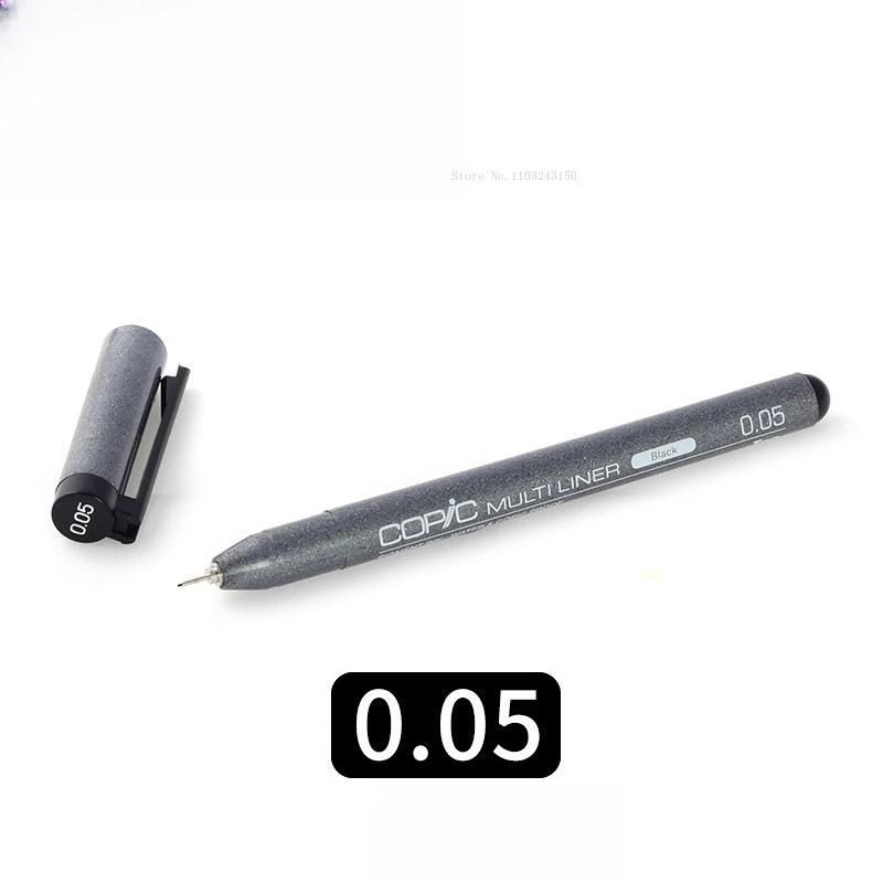 Japanese Colored Hook Line Pen Waterproof Art Supplies Anime Architectural Design Ink Tube Drawing Pen Watercolor Outline Marker