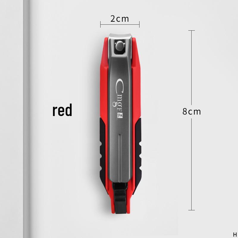3-in-1 High-Grade Anti-Splash Nail Clipper: Portable, Large-Size Multi-Functional Nail Scissors