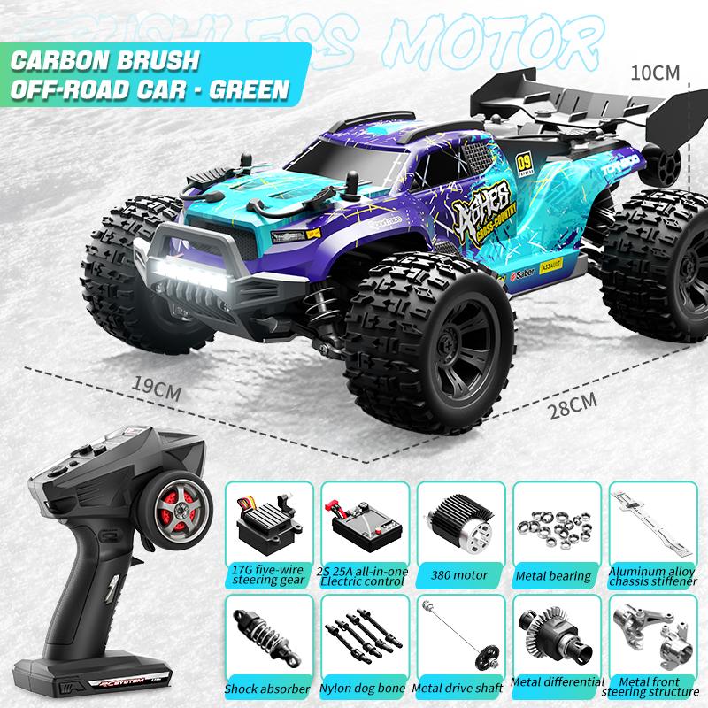 

SCY 18101 PRO 1:18 Highspeed Full Scale 4WD Big Foot RC Car (coupe) with LED Metal Gear And Shaft Off-Road Vehicle 31/50Km/h