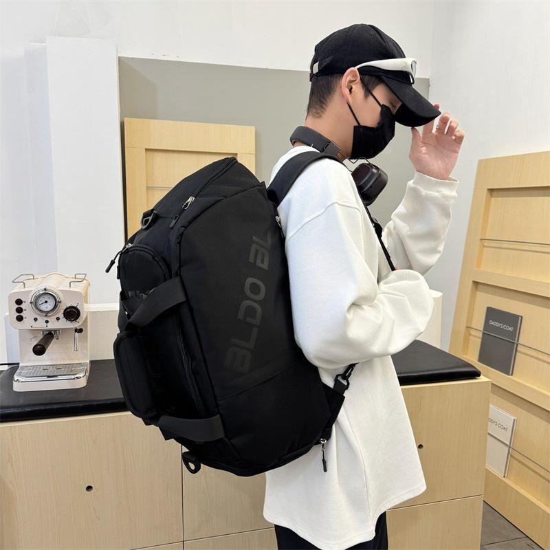 Men's and Women's Multi-functional Luggage, Large-capacity Casual Portable Travel Bag, Dry and Wet Separation, Double Shoe Compartment, Fitness Bag.