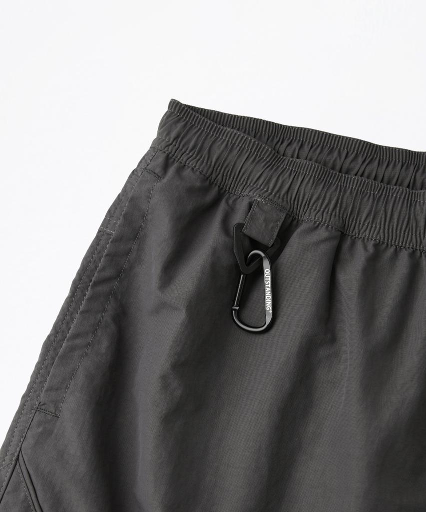OUTSTANDING Ipfu Utiliity Running Shorts_Charcoal